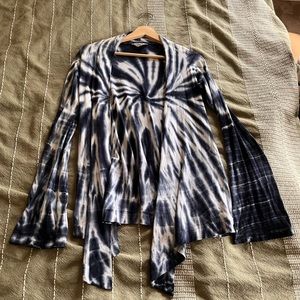 HARD TAIL Tye Dye Cardigan size small
